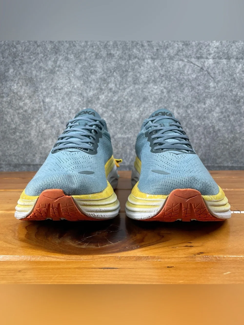HOKA Bondi 8 Mens 11.5 2E Wide Goblin Blue Road Running Walking Shoes 1127953